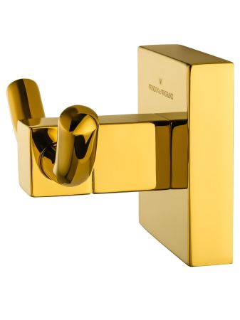 Двойной крючок для ванной WONZON & WOGHAND POLO, Темное золото (WW-8925-DG), артикул WW-8925-DG
