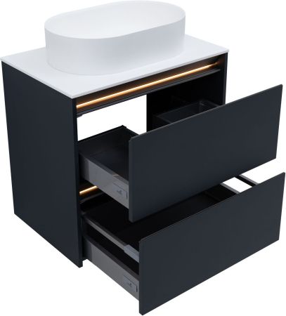 Тумба под раковину Allen Brau Activity 70 1.34011.AM антрацит матовый/олива браш, артикул 1.34011.AM