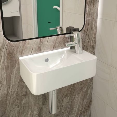 Раковина подвесная Maretti AR13PD30-844, белая, артикул AR13PD30-844