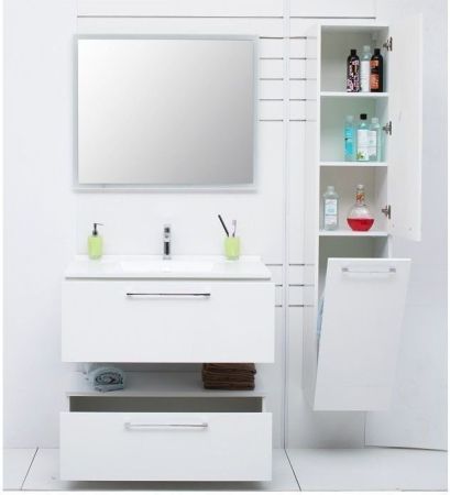 Шкаф-пенал De Aqua Тока 1S БК 30 R белый