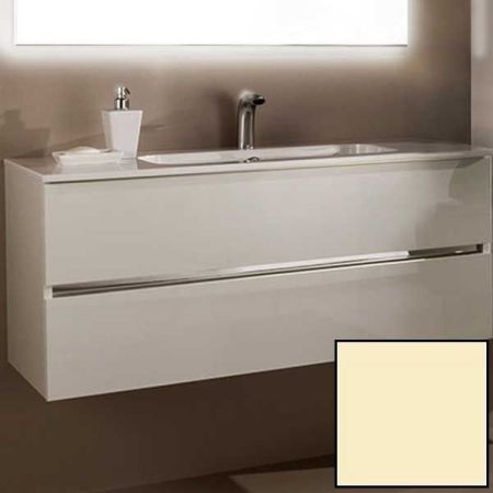 Тумба с раковиной SanVit Кубэ-2 100 kkube2100 в цвете Ral подвесная Желтый глянец, артикул kkube2100