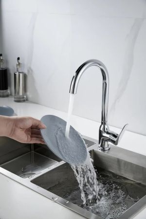 Смеситель для кухни Knotlor KN-51, хром, артикул KN-51