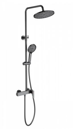 Душевая система WONZON & WOGHAND, Темный графит (WW-B3517-BGG), артикул WW-B3517-BGG