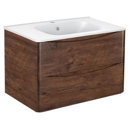 Тумба под раковину Vincea Paola VMC-2P800RW подвесная R.Wood, артикул VMC-2P800RW