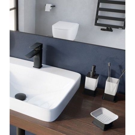 Стакан настольный EXCELLENT Riko (черный), артикул DOEX.1614BL