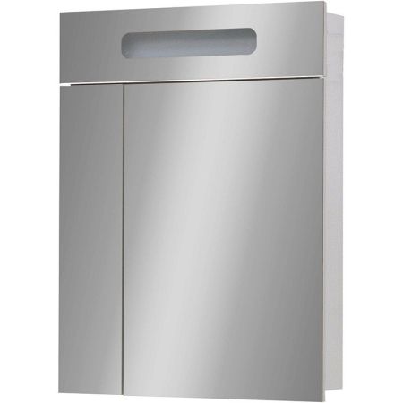 Зеркальный шкаф Cerutti SPA Ломбардия 60 zhlo с подсветкой Белый, артикул 7436