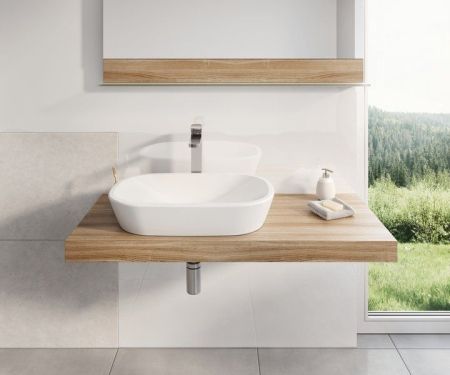 Раковина RAVAK CERAMIC XJX01160001 (накладная, (60*40), белый), шт