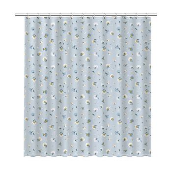 Штора для ванной комнаты FIXSEN DESIGN FX-1509, серый/цветной