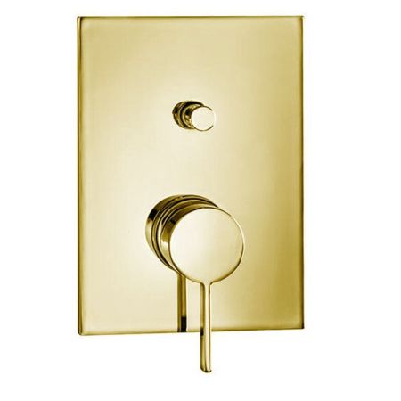 Almar THIN CORE Внешняя часть смесителя на 2 потребителя, золото PVD, артикул E186542.GO