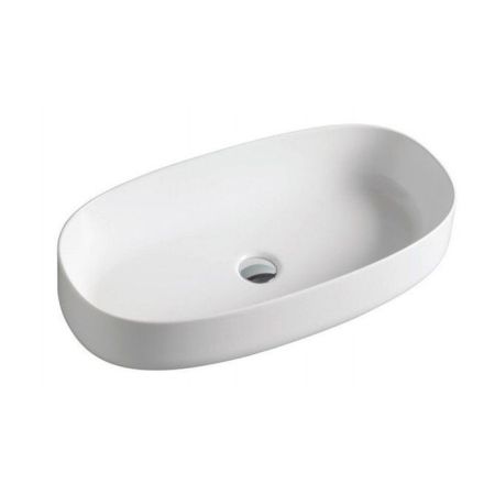 ARTCERAM COGNAC Раковина настольная 68x35 см, цвет матовый белый, Saniglaze