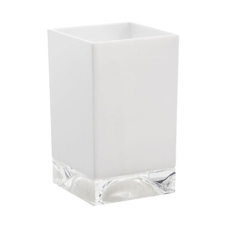 Стакан, Laufen, Kartell by, одинарный, ширина, мм-70, глубина, мм-70, высота, мм-120, тип установки-настольный (свободностоящий), материал стакана-пластик, цвет-плотный белый, артикул 3.8233.0.090.000.1