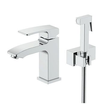 Смеситель для раковины с гигиеническим душем Raglo R01.12, хром