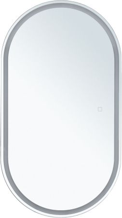 Зеркальный шкаф Aquanet Монте 50 белый, с LED подсветкой, артикул 00344787