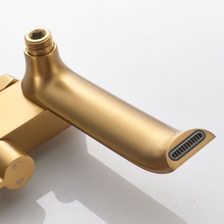 Душевая система Shevanik S4136G, золотой сатин, артикул S4136G