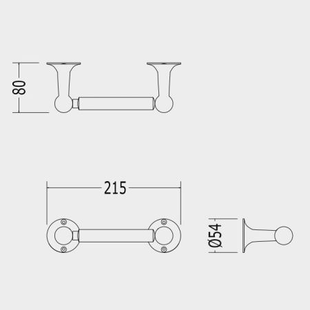 Devon New York бумагодержатель настенный, цвет: хром, артикул NY111CR