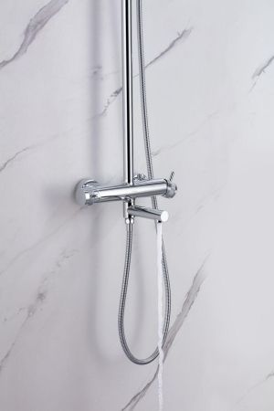 Душевая стойка Allen Brau Priority 5.31A10-00 хром, артикул 5.31A10-00