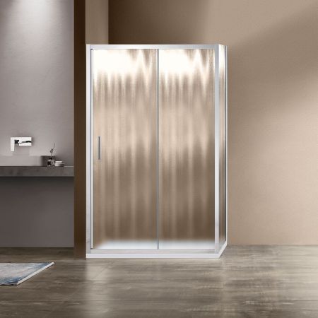 Душевые уголки Vincea Душевой уголок Garda VSR-1G1016CH, 1600*1000, хром, стекло шиншилла, , шт, артикул VSR-1G1016CH