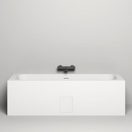 Salini ORLANDA AXIS KIT Встраиваемая ванна на ножках 1911х800х600мм, "Up&Down",белый, сифон, интегрированный слив-перел мат-л: S-Sense,  белый глянцев, артикул 103311G