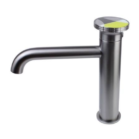 Смеситель для раковины Bronze de Luxe 9009GM-Y, графит/желтый