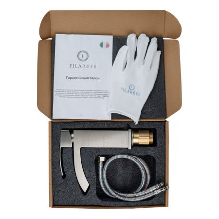 Смеситель для раковины FILARETE Waterfall FL5010NK, никель