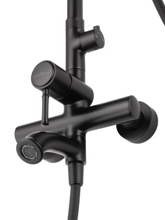 Душевая система WONZON & WOGHAND TOR, Черный матовый (WW-88047073-MB), артикул WW-88047073-MB