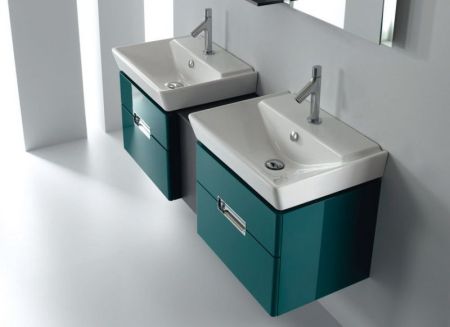 Тумба под раковину Jacob Delafon Reve 60 EB1134-G1C подвесная Белая глянцевая, артикул EB1134-G1C