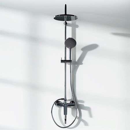 977740000 Jupiter душевая система с ванно-душевым смесителем, хром, артикул 977740000