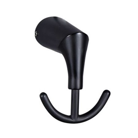Крючок для ванной комнаты двойной FASHUN A1805-2-7, черный