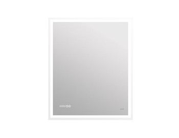 Зеркало Cersanit Led 080 Design Pro 70 KN-LU-LED080*70-p-Os с подсветкой с часами и подогревом