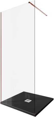 Душевая перегородка Allen Brau Infinity 1 90 3.21011.60 медь браш, артикул 3.21011.60