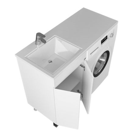 Тумба под раковину СаНта Марс 48, 700264, напольная (ум. Лидер 1100 литой мрамор)