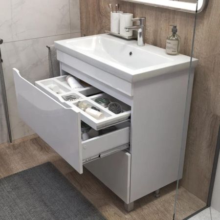 Тумба с раковиной напольная VIGO Grani 203, 80 см, артикул 203-com