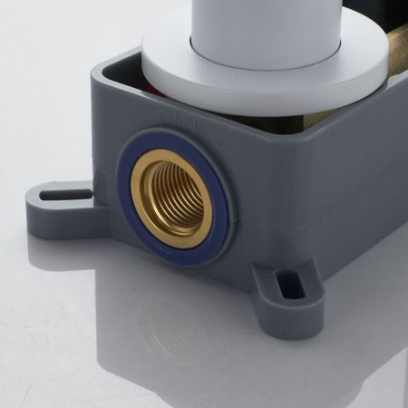 Смеситель для раковины встраиваемый Shevanik S4341C, белый