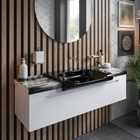 KERASAN Inka Project панель накладная керамическая 32х35,5  исполнение Nero Lucido, артикул 341704