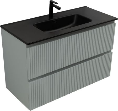 Тумба под раковину Aquanet Джейн (Flat) 100 мисти грин, артикул 00335436