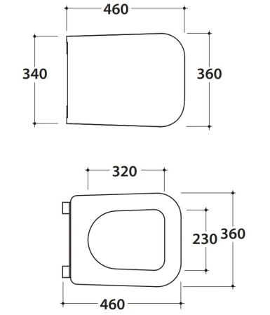 GLOBO Stone Сиденье для унитазов 56см STS06/STS02/ST001, цвет белый/шарниры хром (микролифт)