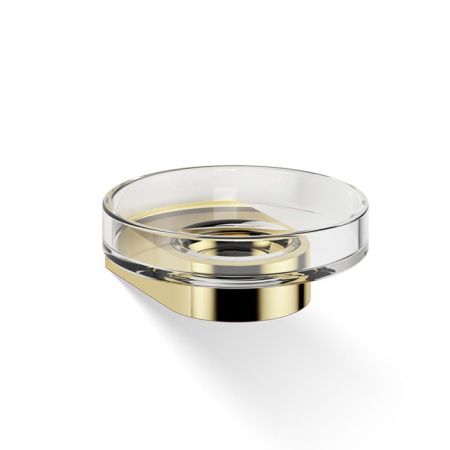 Decor Walther Century WSS Мыльница подвесная, прозрачное стекло, цвет: золото, артикул 0586620