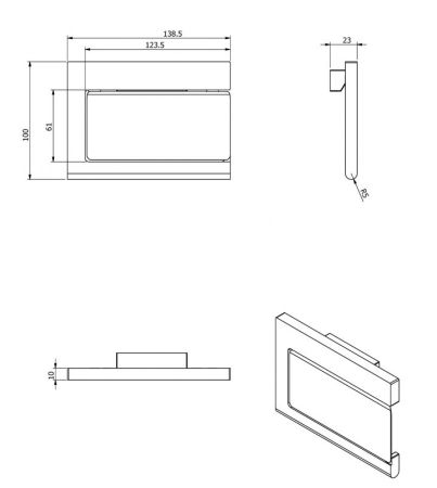 Держатель туалетной бумаги Langberger Black Edition 38041A-BP с крышкой Черный матовый, артикул 38041A-BP