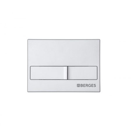 Инсталляция BERGES для скрытого монтажа NOVUM L2 с кнопкой матовый хром