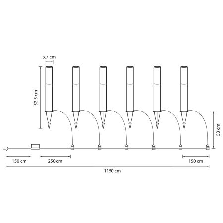 Светильник светодиодный уличный Dito Lightstar 380935, артикул 380935