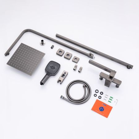 Душевая система Prohanss P30.24.09, графит