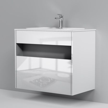 M8FFUX0801WG Func, База с нишей, 1 ящик (pull-out), 80 см, цвет белый глянец, артикул M8FFUX0801WG