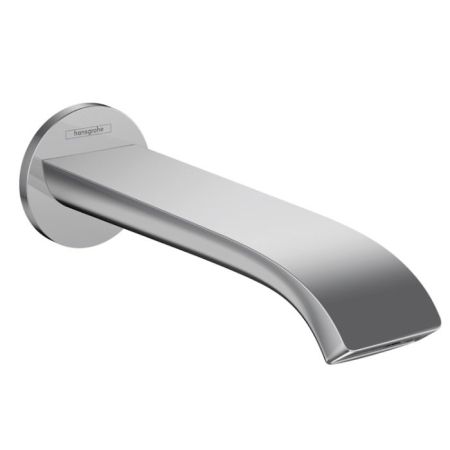Излив, Hansgrohe, Vivenis, настенный, вынос излива, мм-202, стандарт подводки-1/2", цвет-хром, артикул 75410000