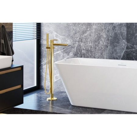 Смеситель для ванны отдельностоящий EXCELLENT Pi AREX.1255GL (золото)