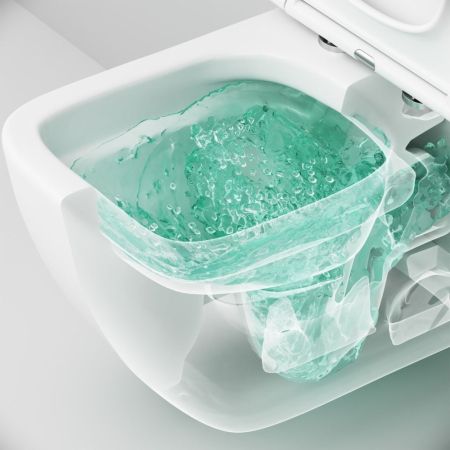 C901701SC Gem подвесной унитаз FlashClean с сиденьем микролифт, артикул C901701SC