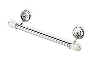 Stil Haus Nemi, полотенцедержатель, длина 43 см, цвет хром - белая керамика