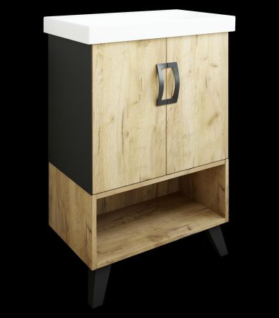 Тумба Выборг 60/2 (Дк/З) (MODUO SLIM 60), артикул С16293