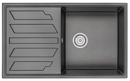 Кухонная мойка Granula 8601, ЧЁРНЫЙ, артикул 8601, ЧЁРНЫЙ