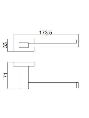 Держатель для туалетной бумаги BELZ B90203-2, хром, артикул B90203-2