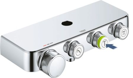 Душевая система GROHE Euphoria SmartControl 310 DUO с термостатом, хром (26507000), артикул 26507000